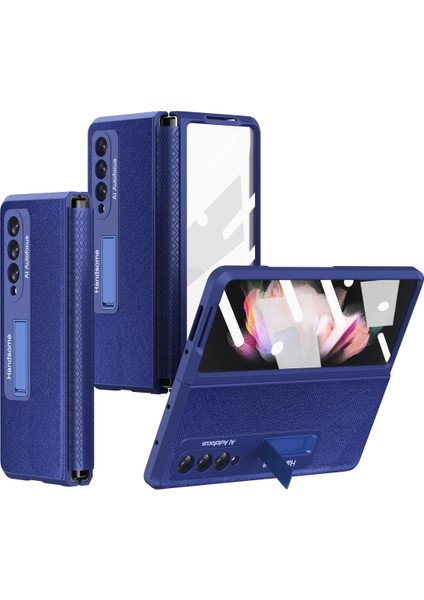 Samsung Galaxy Z Fold3 5g Için Telefon Kılıfı - Koyu Mavi (Yurt Dışından)