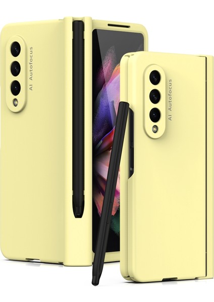 Samsung Galaxy Z Fold3 5g  Için Telefon Kılıfı - Sarı  (Yurt Dışından)