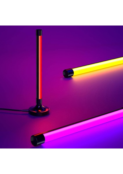 Dolgu LED Işık USB 16 Renk Kumandalı 40 cm Rgb Aydınlatma Gece Lambası