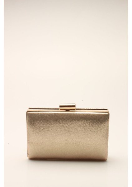 Taşlı Altın Kadın Çanta 13*19 cm