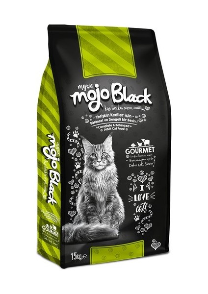 My Cat Mycat Mojo Black Gourme Kedi Maması 15KG