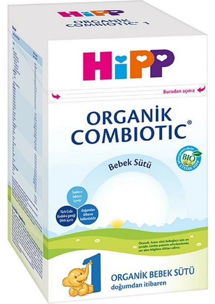 1 Organik Bebek Sütü 800 gr