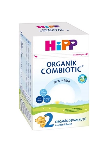 2 Organik Combiotic Devam Sütü 800 gr