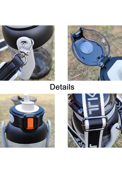 Tkk Açık Hava Fitness Taşınabilir Su Kupası, Kapasite: 900ML Siyah (Yurt Dışından) fırsatları