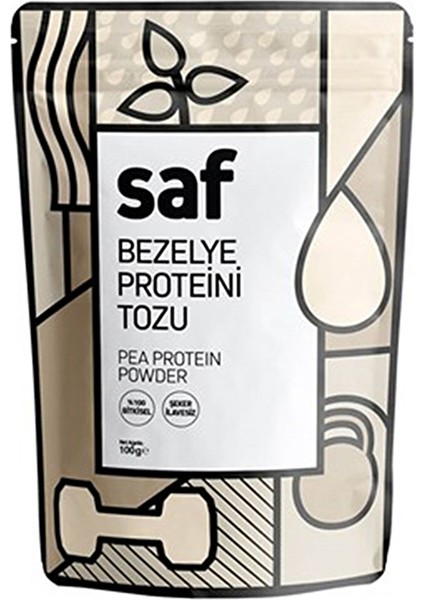 Saf Nutrition Saf Bezelye Proteini Tozu 100 Gr