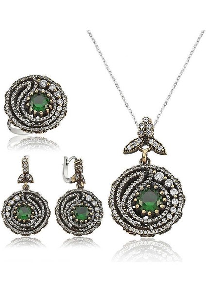 Gümüş Otantik Bayan Set