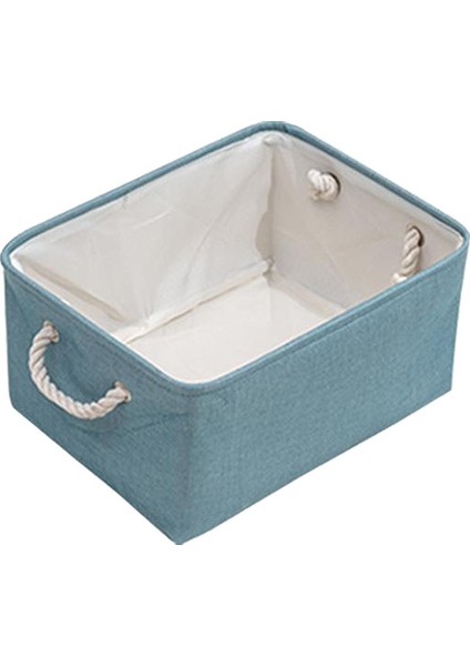 Katlanabilir Depolama Sepeti Kutuları Organizatör Mavi (Yurt Dışından)