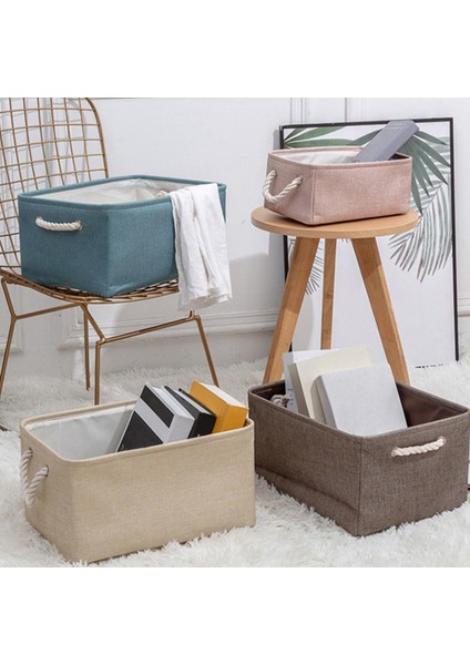 Katlanabilir Depolama Sepeti Kutuları Organizatör Mavi (Yurt Dışından) fiyatları