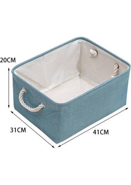 Katlanabilir Depolama Sepeti Kutuları Organizatör Mavi (Yurt Dışından) indirimleri