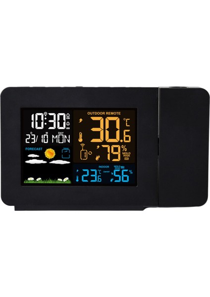 Kablosuz Sensörlü Dijital Hava Durumu ile Dijital Hava Tahmini Istasyonu Rengi (Yurt Dışından)