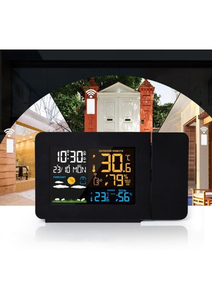 Kablosuz Sensörlü Dijital Hava Durumu ile Dijital Hava Tahmini Istasyonu Rengi (Yurt Dışından) modelleri