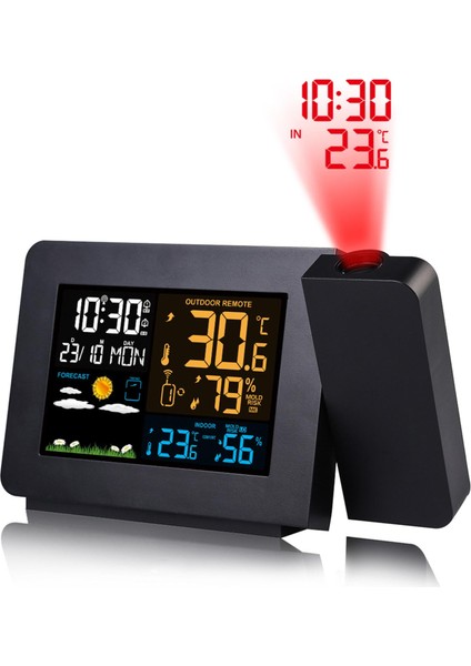 Kablosuz Sensörlü Dijital Hava Durumu ile Dijital Hava Tahmini Istasyonu Rengi (Yurt Dışından) fırsatları