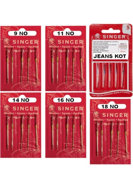 Ev Tipi Aile Dikiş Makine Iğnesi Komple Dikiş Iğne Seti