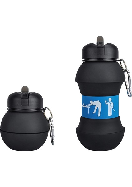550 ml Sızdırmaz Silikon Suluk - Siyah (Yurt Dışından)