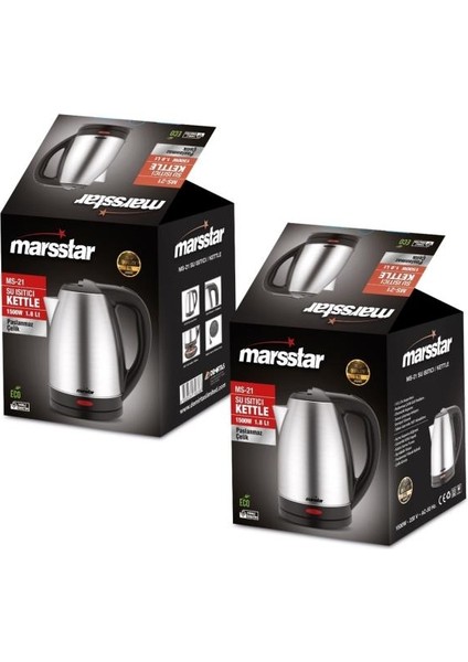 Marsstar Çelik Kettle