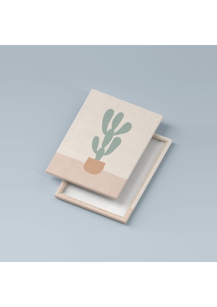 Minimal Kanvas Duvar Tablosu 3'lü Tablo Seti 40X55CM Botanical Flowers Canvas