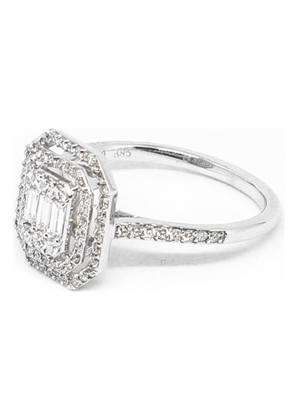 0.13 Crt Pırlanta Baget Yüzük