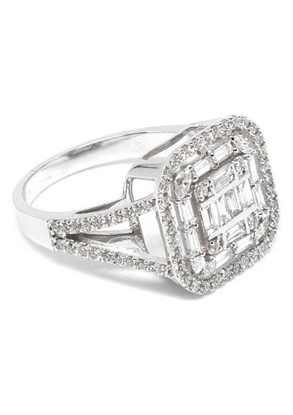 0.57 Crt Pırlanta Baget Yüzük fiyatları