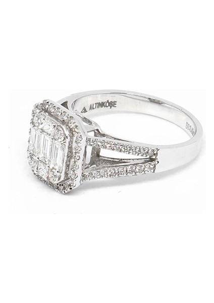 0.50 Crt Pırlanta Baget Yüzük