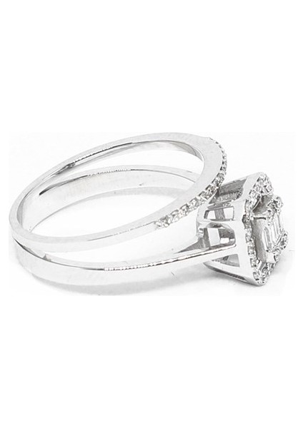 0.10 Crt Pırlanta Baget Yüzük fiyatları