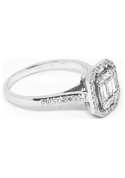 0.34 Crt Pırlanta Baget Yüzük fiyatları