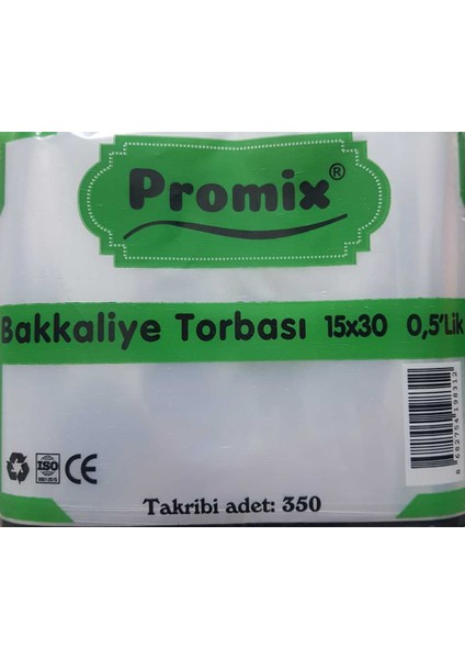 Bakliyat Poşeti 15 x 30 0,5 Lik