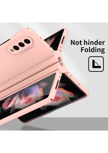 Samsung Galaxy Z Fold3 5g Için Kalem Bölmeli Telefon Kılıfı - Pembe (Yurt Dışından) fiyatları