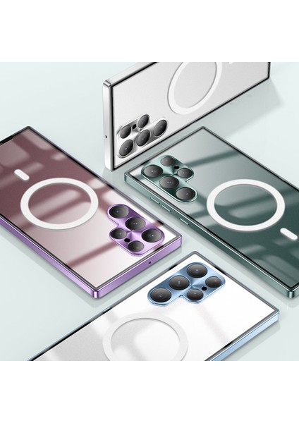 Samsung Galaxy S21 Ultra Için Kenar Koruyuculu Telefon Kılıfı - Lila (Yurt Dışından) fiyatları