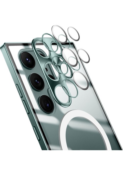 Samsung Galaxy S21 Ultra Için Kenar Koruyuculu Telefon Kılıfı - Lila (Yurt Dışından) fırsatları