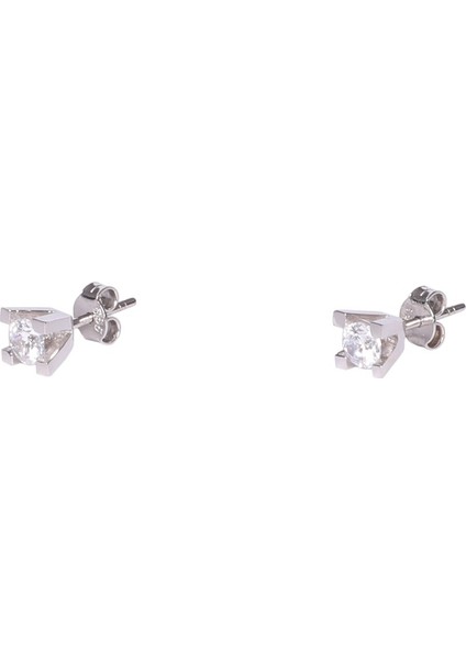 Swarovski Taşlı Tektaş Küpe