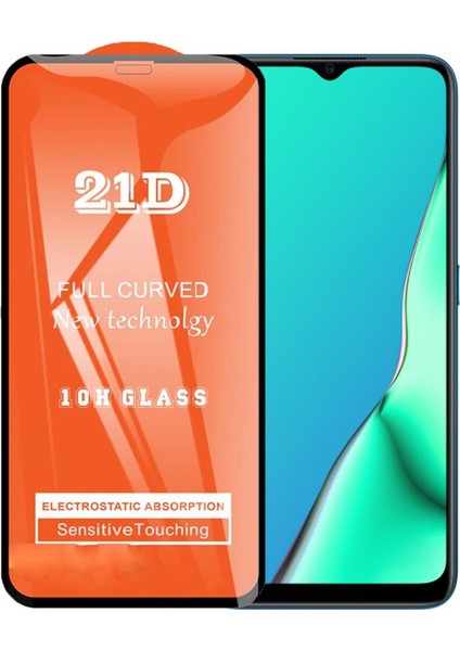 Oppo A9 2020 Ekran Koruyucu 21D Tam Kaplayan Kavisli