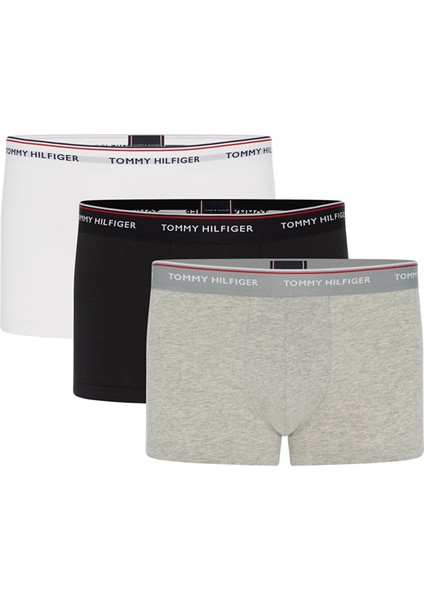 Tommy Hılfıger Erkek 3 Lü Boxer 1U87903841-004