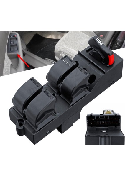 Honda Civic Sol Dörtlü Cam Açma Düğmesi (1996-2000)