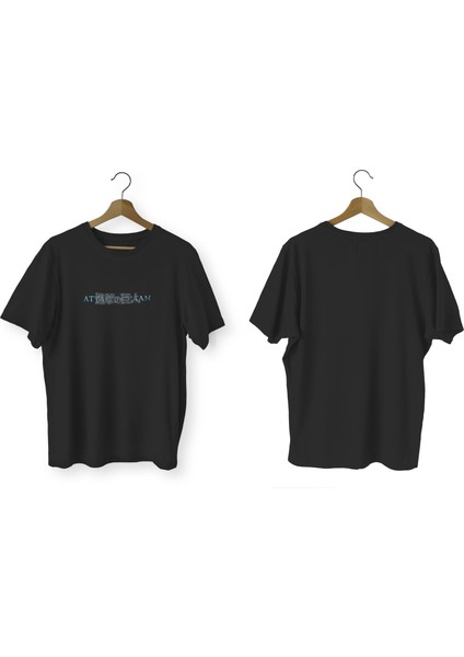 Attack On Titan Anime Baskılı Tshirt