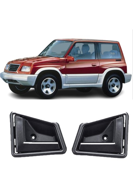 Suzuki Vitara Sağ + Sol Ön Içten Kapı Açma Kolu Takımı 1988-1998