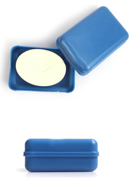 Mavi Plastik Sabun Kutusu - Sabunluk - Asker Malzemeleri