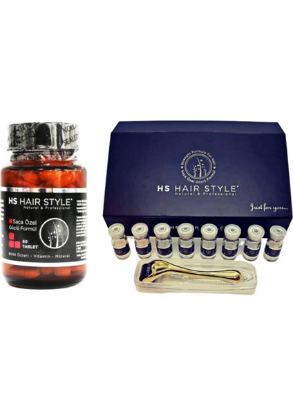 Mezoterapy Serum+ Biotin Tablet Set (Saç Ekimi Sonrası ve Saç dökülme Problemleri)
