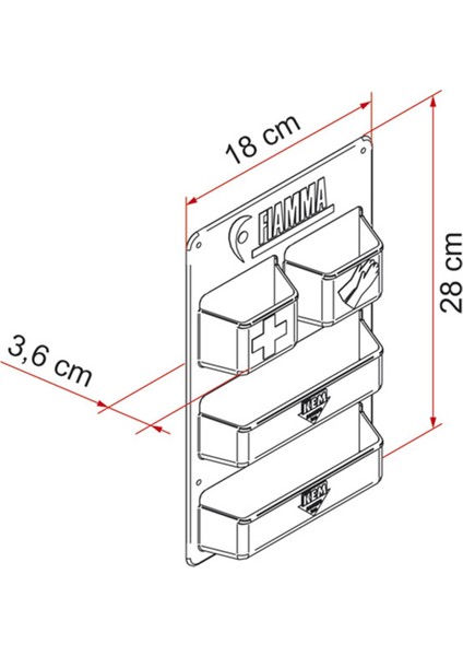 Temizlik Malzemeleri Organizer (Pocket Kassett)