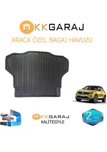 Kkgaraj Volkswagen T-Roc Araca Özel 3D Paspas