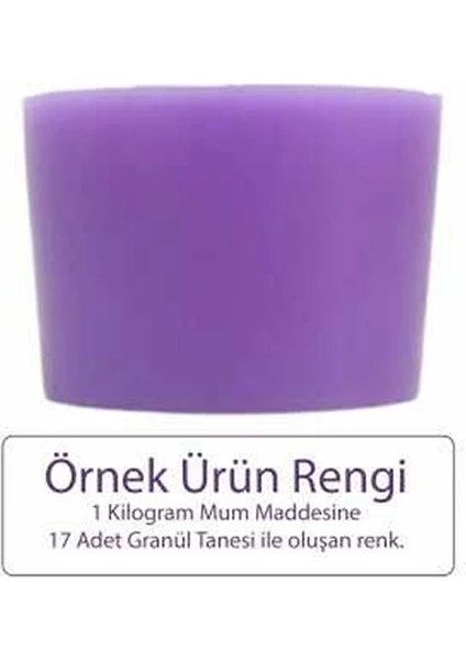 Mor Mum Boyası 5 gr - Granül Mum Boyası