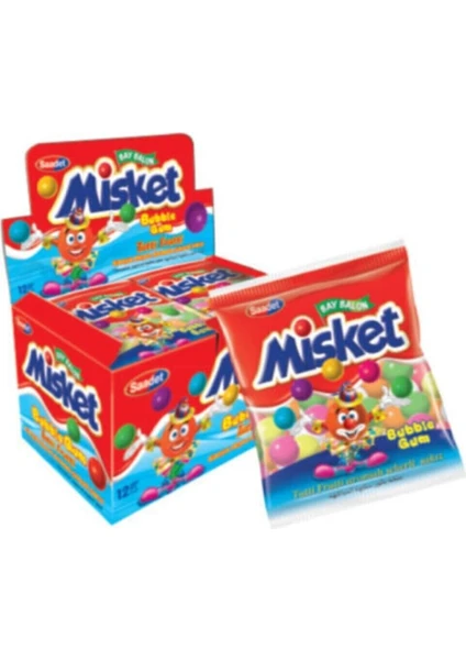 Misket Sakız 1 Koli 12 Paket 5,5 gr