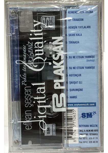 Efkan Şeşen – Pek De Tanınmayan Karadeniz (Kaset)