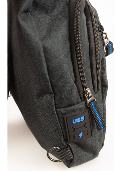 Newish Polo Ketenkulaklıkve USB Çıkışlı Çapraz Sırt Omuz ve Göğüs Günlük Çanta fırsatları
