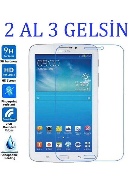 Samsung Galaxy Tab 3 T210 Temperli Cam  Ekran Koruyucu