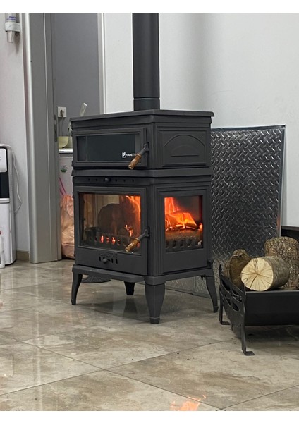 FS-045KOMPLE PİK DÖKÜM RETRO LÜX FIRINLI SÖMİNE SOBA