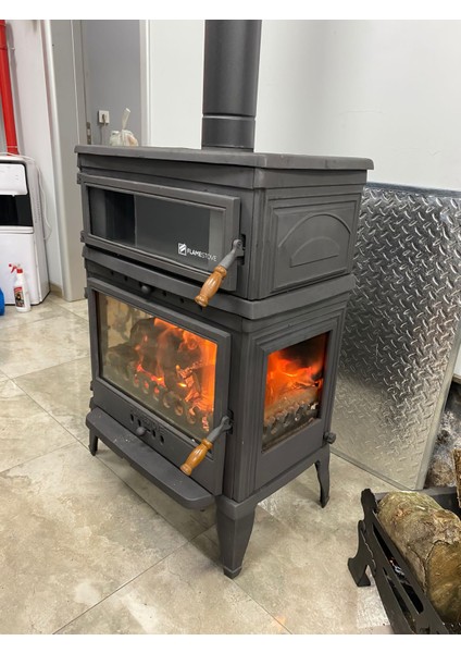 FS-045KOMPLE PİK DÖKÜM RETRO LÜX FIRINLI SÖMİNE SOBA