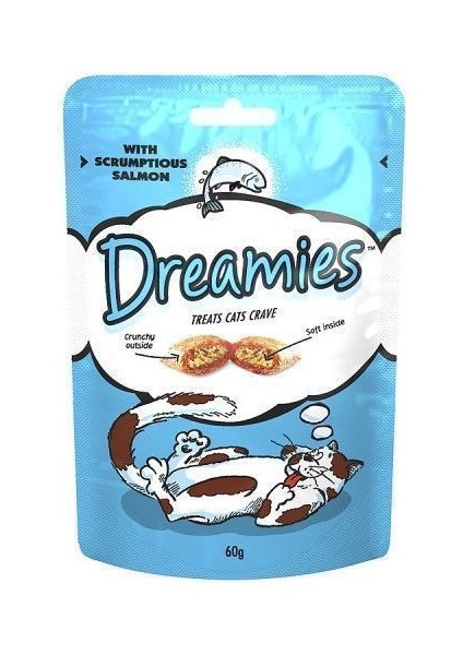 Içi Dolgulu Somonlu Kıtır Kedi Ödülü 60 gr