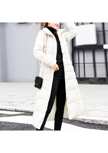 Günlük Kışlık Tam Boy Şişme Kadın Mont BT180BEYAZ fiyatları
