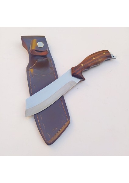 El Yapımı Tanto Bıçak Kamp Bıçağı Kök Ceviz Kabze Paslanmaz Av Bıçağı Deri Kılıflı Satır Bıçak indirimleri