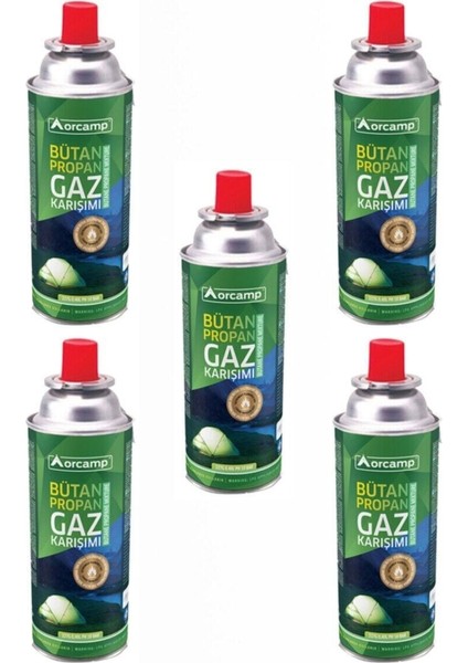 227 Gram Uzun Tüp Gaz Kartuşu - 5 Li Paket